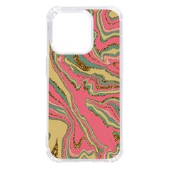 Pattern Glitter Pastel Layer Iphone 14 Pro Tpu Uv Print Case