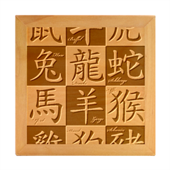 Chinese Zodiac Signs Star Wood Photo Frame Cube by pakminggu