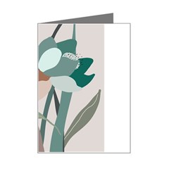 Flowers Plants Leaves Foliage Mini Greeting Card by pakminggu