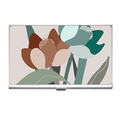 Flowers Plants Leaves Foliage Business Card Holder by pakminggu