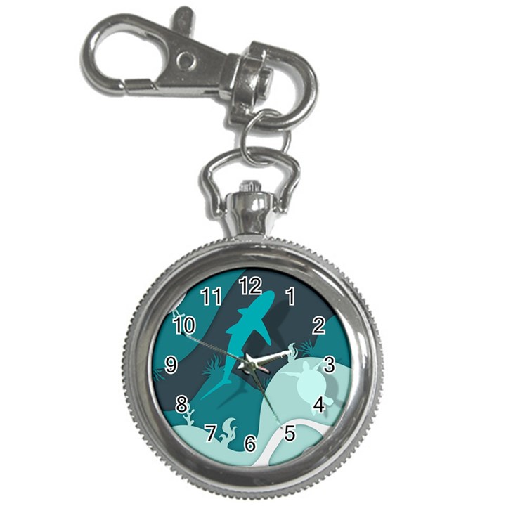 Ocean Turtle Shark Sea Life Sea Key Chain Watches