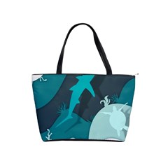 Ocean Turtle Shark Sea Life Sea Classic Shoulder Handbag by pakminggu