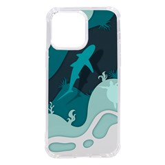 Ocean Turtle Shark Sea Life Sea Iphone 14 Pro Max Tpu Uv Print Case