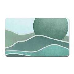 Mountains Wall Print Boho Art Magnet (rectangular) by pakminggu