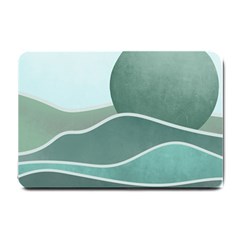 Mountains Wall Print Boho Art Small Doormat by pakminggu