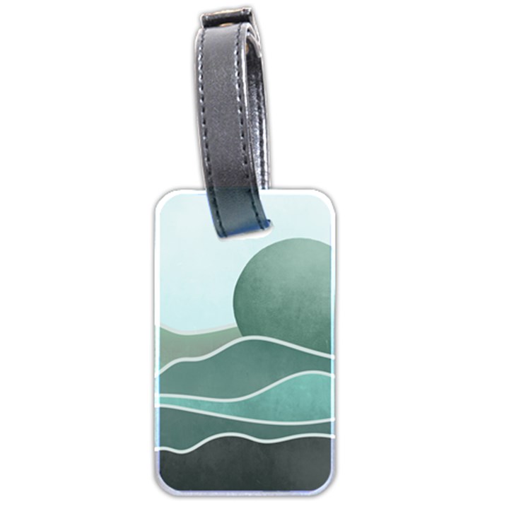 Mountains Wall Print Boho Art Luggage Tag (two sides)