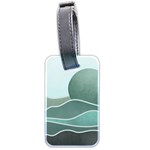 Mountains Wall Print Boho Art Luggage Tag (two sides) Back