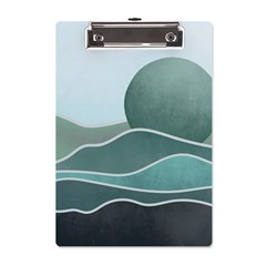 Mountains Wall Print Boho Art A5 Acrylic Clipboard by pakminggu