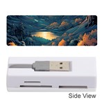 Forest River Night Evening Moon Memory Card Reader (Stick) Front