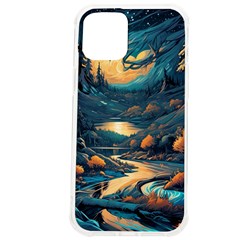 Forest River Night Evening Moon Iphone 12 Pro Max Tpu Uv Print Case by pakminggu