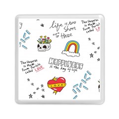 Abstract Fashion Background Suitable Fabric Printing Memory Card Reader (square) by pakminggu