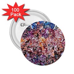 Abstract Waves 2 25  Buttons (100 Pack)  by kaleidomarblingart