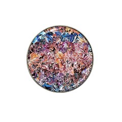 Abstract Waves Hat Clip Ball Marker (4 Pack) by kaleidomarblingart