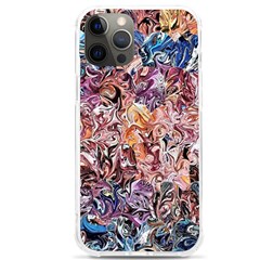 Abstract Waves Iphone 12 Pro Max Tpu Uv Print Case by kaleidomarblingart