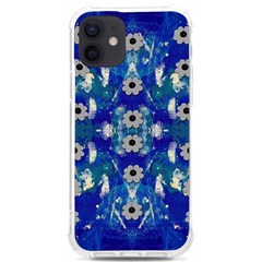 Oilpainting Blue Flowers In The Peaceful Night Iphone 12/12 Pro Tpu Uv Print Case by pepitasart