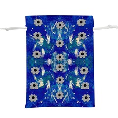 Oilpainting Blue Flowers In The Peaceful Night Lightweight Drawstring Pouch (xl) by pepitasart