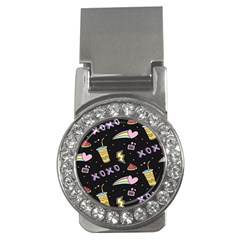 Cute-girl-things-seamless-background Money Clips (CZ) 