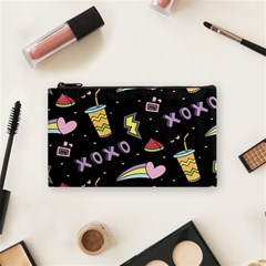 Cute-girl-things-seamless-background Cosmetic Bag (small) by pakminggu