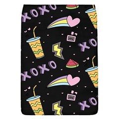 Cute-girl-things-seamless-background Removable Flap Cover (S)