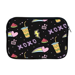 Cute-girl-things-seamless-background Apple MacBook Pro 17  Zipper Case