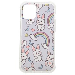 Seamless-pattern-with-cute-rabbit-character Iphone 12 Mini Tpu Uv Print Case	 by pakminggu