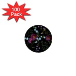 Embroidery-trend-floral-pattern-small-branches-herb-rose 1  Mini Buttons (100 pack)  Front