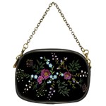 Embroidery-trend-floral-pattern-small-branches-herb-rose Chain Purse (Two Sides) Front