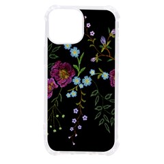 Embroidery-trend-floral-pattern-small-branches-herb-rose Iphone 13 Mini Tpu Uv Print Case by pakminggu