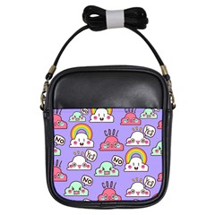 Cloud-seamless-pattern -- Girls Sling Bag by pakminggu