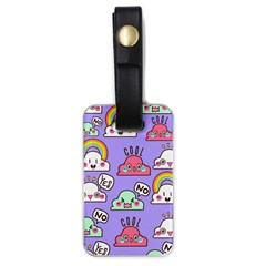 Cloud-seamless-pattern -- Luggage Tag (one Side) by pakminggu