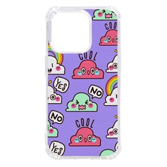 Cloud-seamless-pattern -- Iphone 14 Pro Tpu Uv Print Case by pakminggu