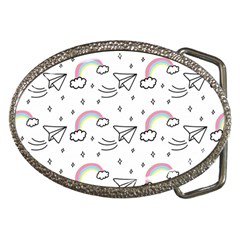 Cute-art-print-pattern Belt Buckles by pakminggu