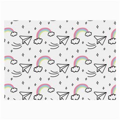 Cute-art-print-pattern Large Glasses Cloth (2 Sides) by pakminggu