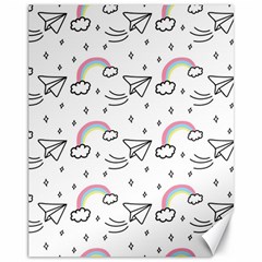 Cute-art-print-pattern Canvas 11  X 14  by pakminggu