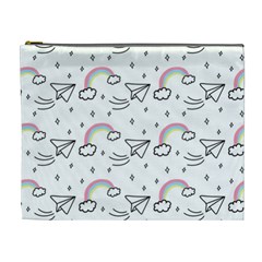 Cute-art-print-pattern Cosmetic Bag (xl) by pakminggu