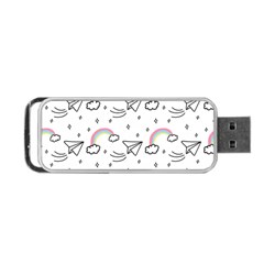 Cute-art-print-pattern Portable Usb Flash (two Sides) by pakminggu