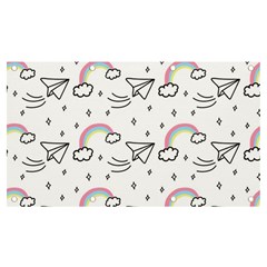 Cute-art-print-pattern Banner And Sign 7  X 4  by pakminggu