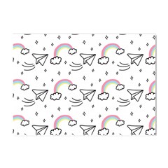 Cute-art-print-pattern Crystal Sticker (a4) by pakminggu