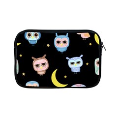 Cute-owl-doodles-with-moon-star-seamless-pattern Apple Ipad Mini Zipper Cases by pakminggu