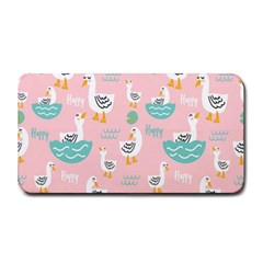 Cute Happy Duck Gift Card Design Seamless Pattern Template Medium Bar Mat