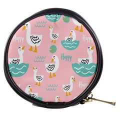 Cute Happy Duck Gift Card Design Seamless Pattern Template Mini Makeup Bag