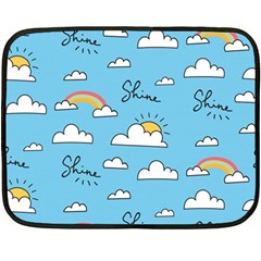 Sky Pattern Two Sides Fleece Blanket (mini) by pakminggu