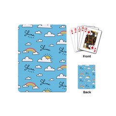 Sky Pattern Playing Cards Single Design (mini) by pakminggu