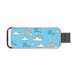 Sky Pattern Portable USB Flash (Two Sides) Front