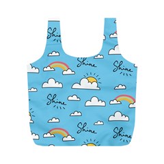 Sky Pattern Full Print Recycle Bag (m)