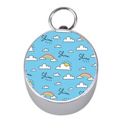 Sky Pattern Mini Silver Compasses by pakminggu