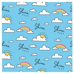 Sky Pattern Wooden Puzzle Square