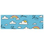 Sky Pattern Banner and Sign 9  x 3  Front