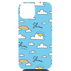 Sky Pattern Iphone 14 Black Uv Print Case by pakminggu