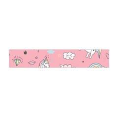 Cute-unicorn-seamless-pattern Premium Plush Fleece Scarf (mini) by pakminggu